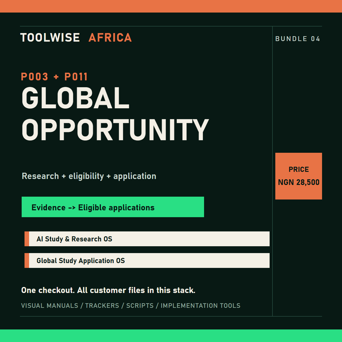 Student & Global Opportunity Stack