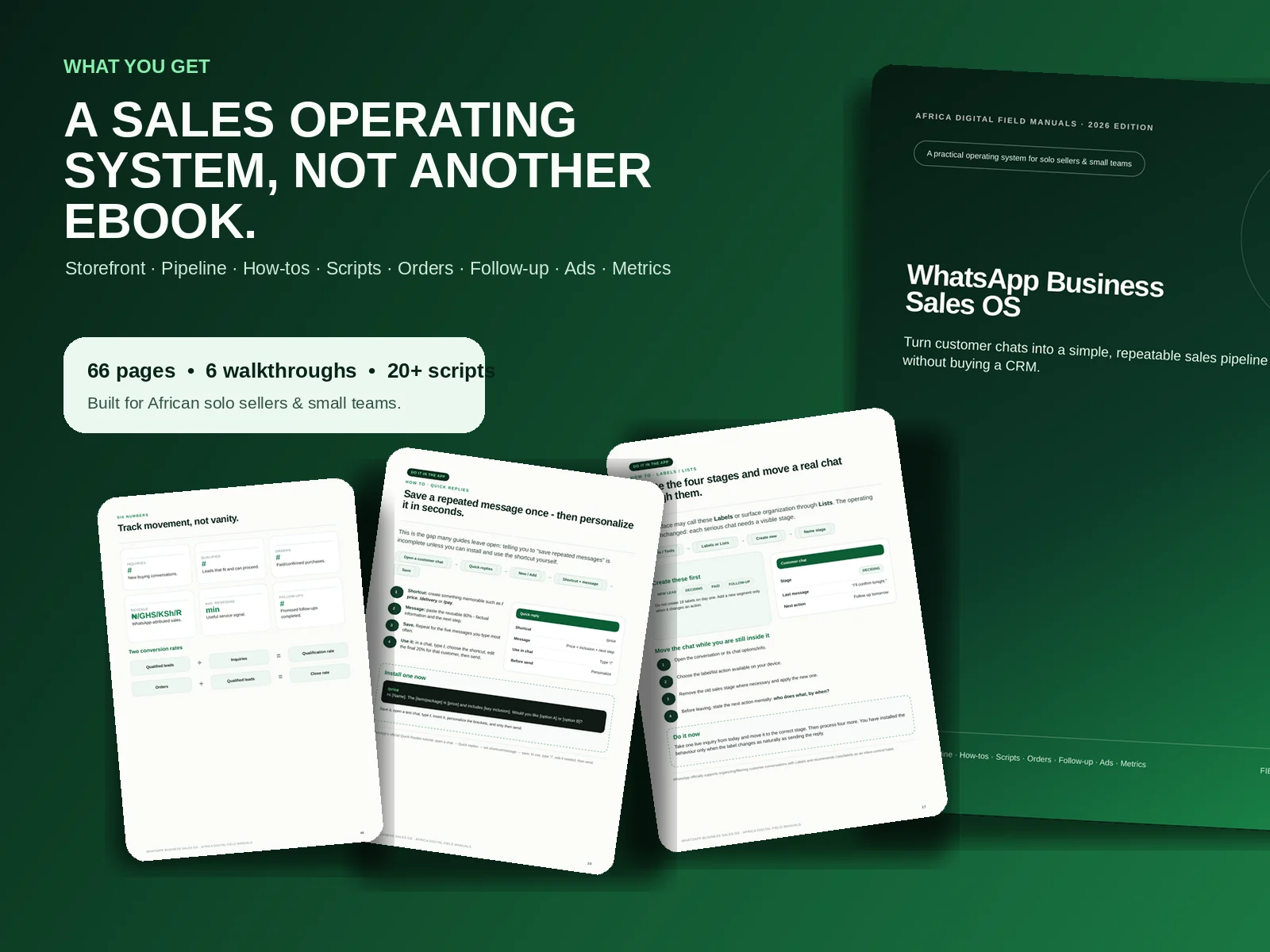 Preview of WhatsApp Business Sales OS